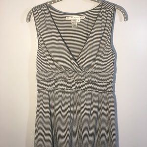 MAX STUDIO Sleeveless black/white top Style2703F36